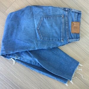 Jcrew toothpick distressed jean